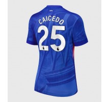 Chelsea Moises Caicedo #25 Koszulka Podstawowa damskie 2025-26 Krótki Rękaw